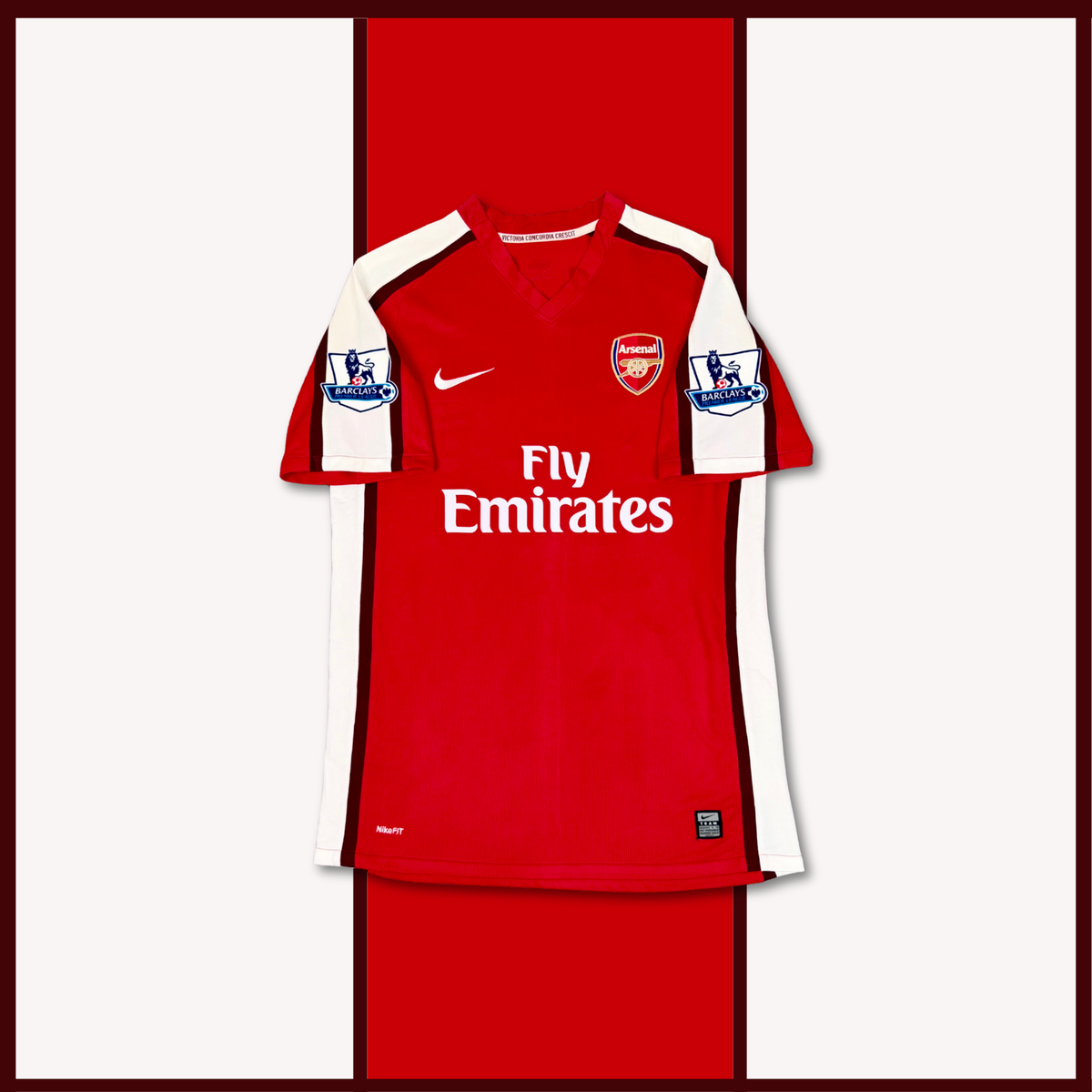 2008/09 Arsenal Home Shirt - Fabregas - M