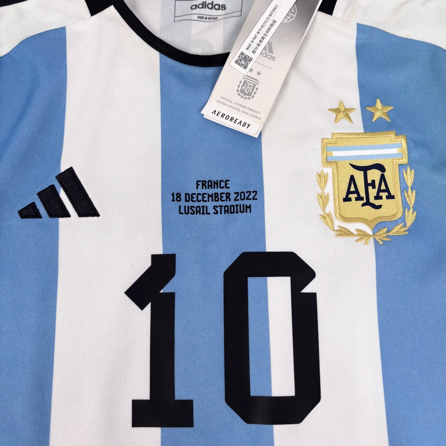 2022/23 Argentina Home Shirt - Messi - New with Tag - M