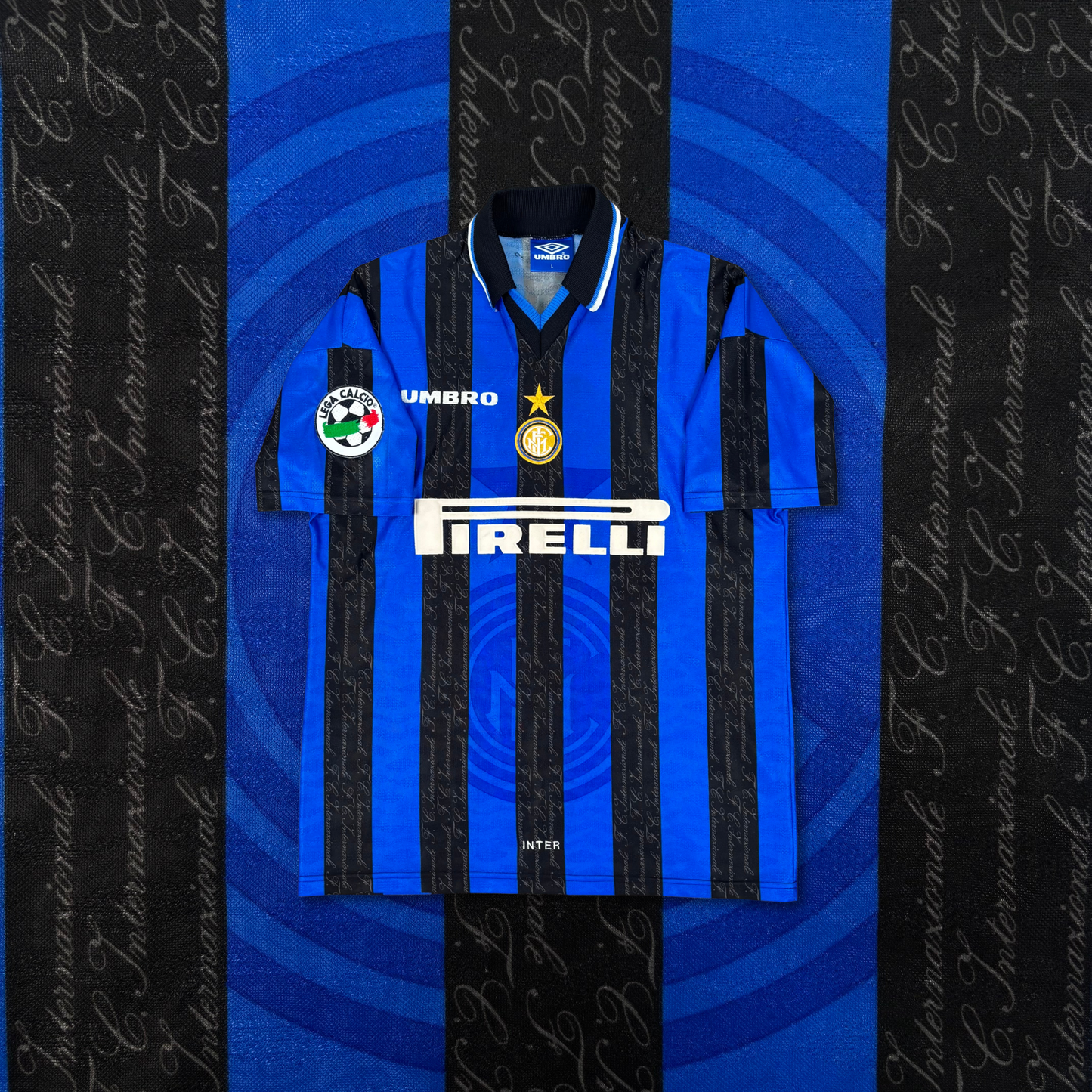 1997/98 Inter Milan Home Shirt - Ronaldo Nazario - L