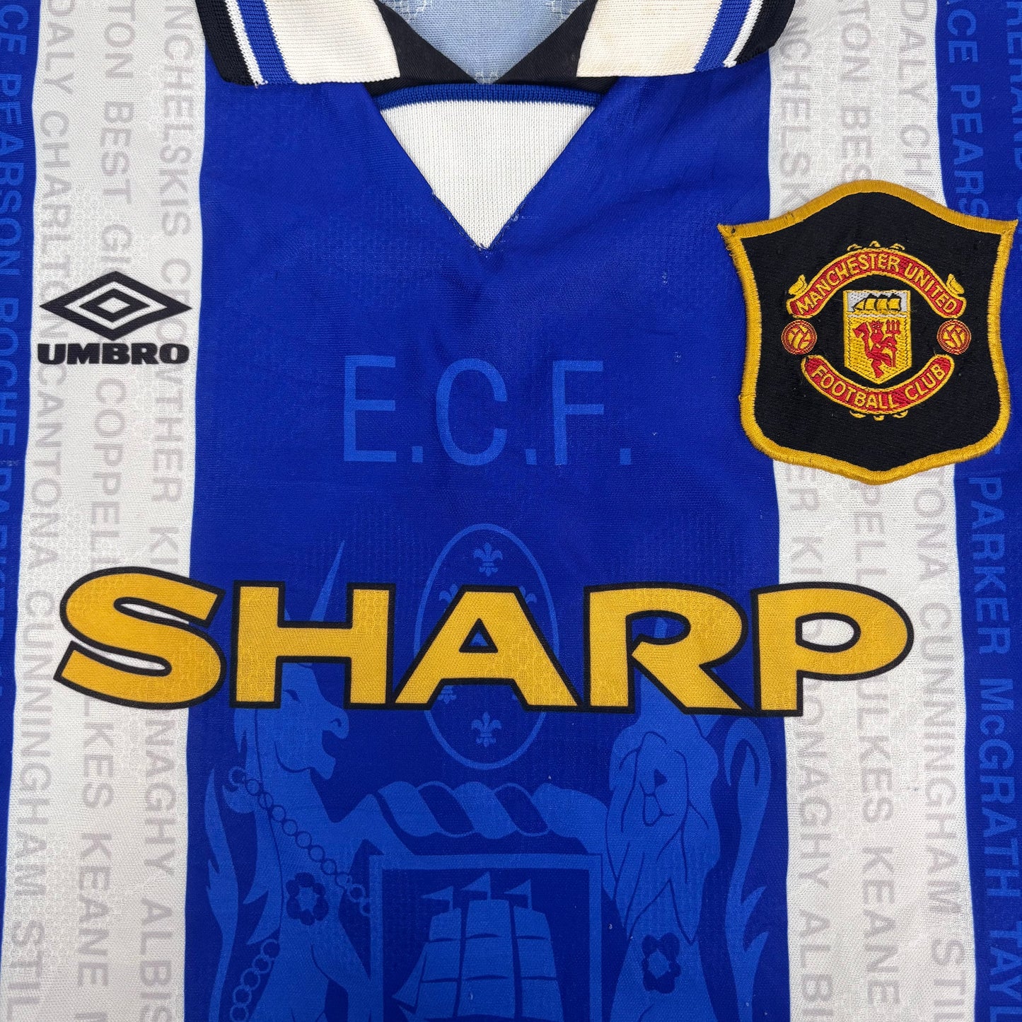 1994/95 Manchester United Third Shirt - Bekham - L