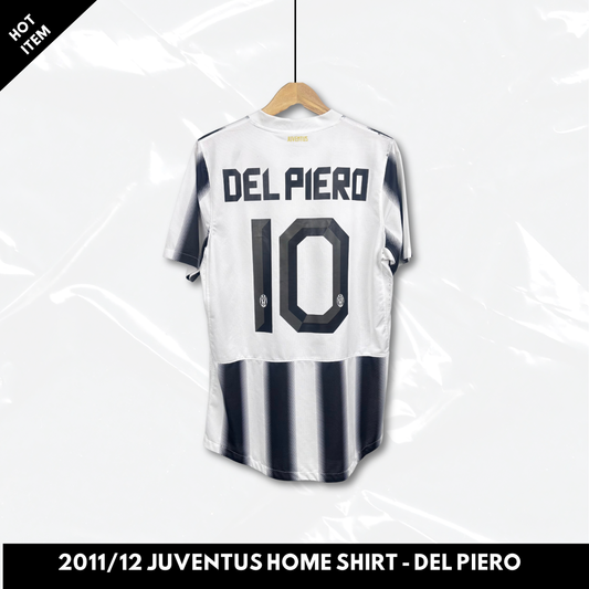 2011/12 Juventus Home Shirt - Del Piero - Player Issue - L