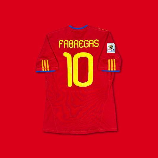2010/11 Spain Home Shirt - Fabregas - M