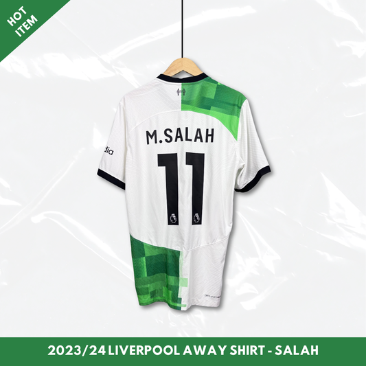 2023/24 Liverpool Away Shirt - Player Issue - Mo Salah - L