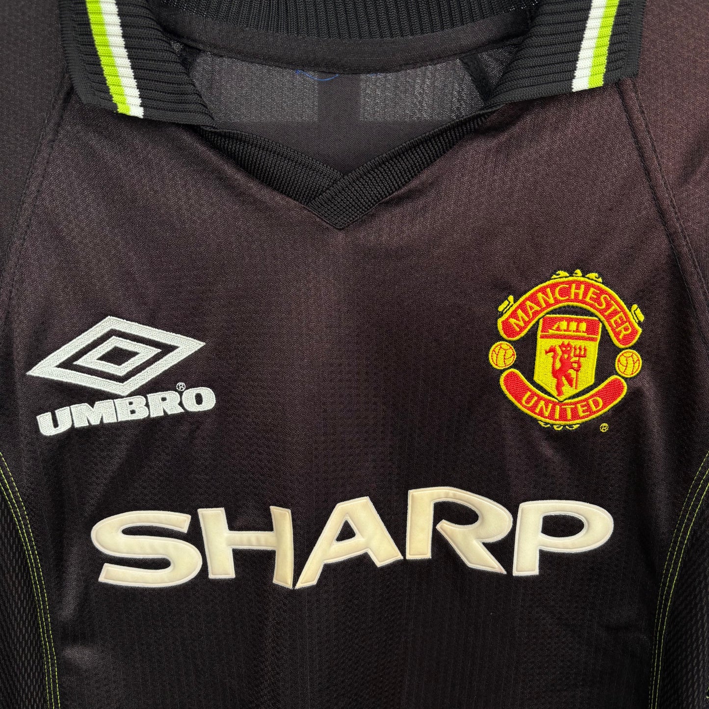 1998/99 Manchester United Third Shirt - Beckham - L