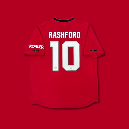 2019/20 Manchester United Home Shirt - Rashford - Player Issue - XL