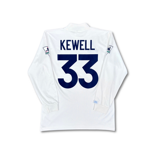 1995/96 Leeds United Home Longsleev Shirt - Kewell - M