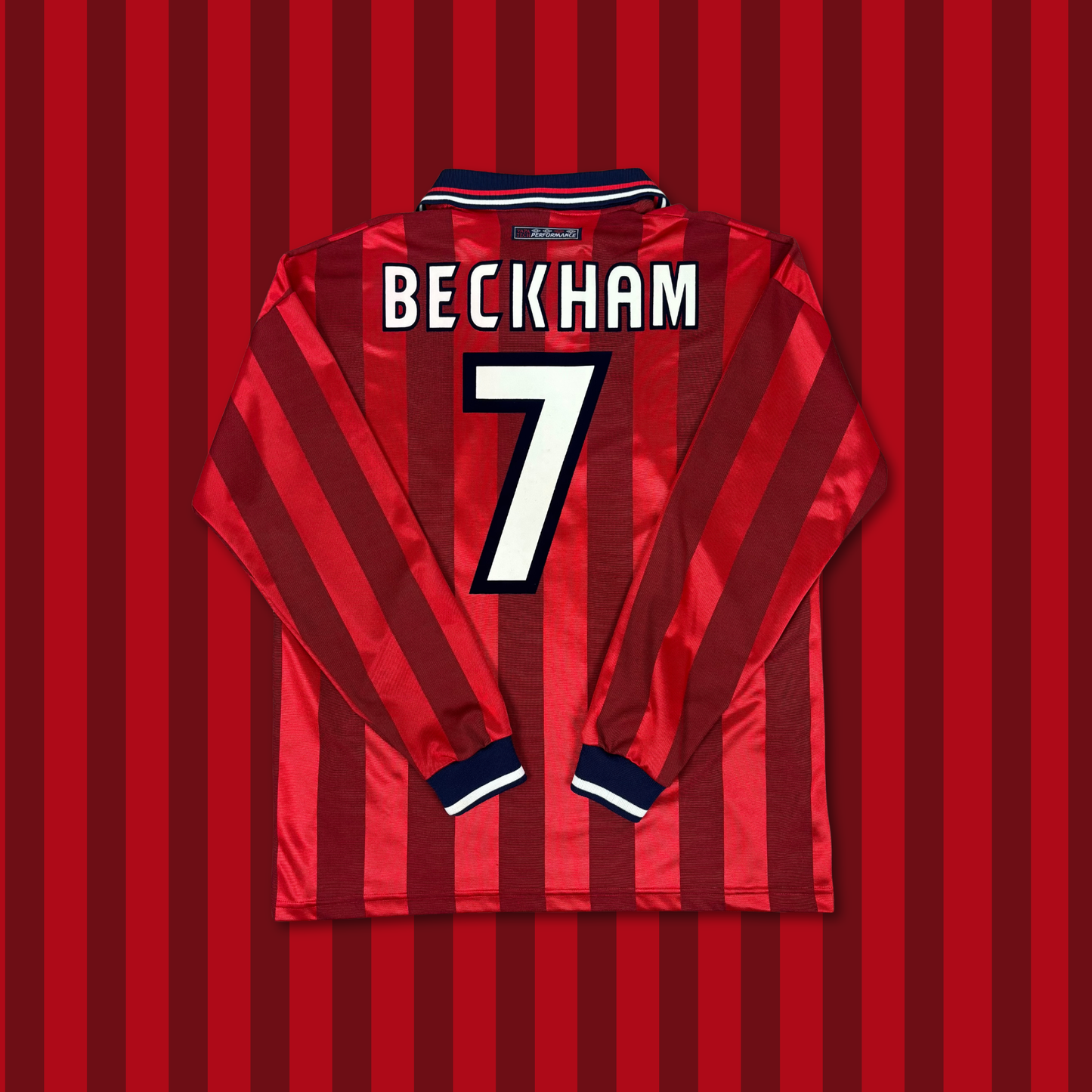 1998/99 England Away Shirt - Beckham - L