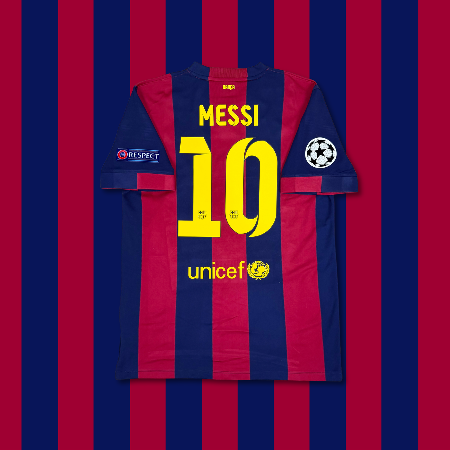 2014/15 Barcelona Home Shirt - Messi - L