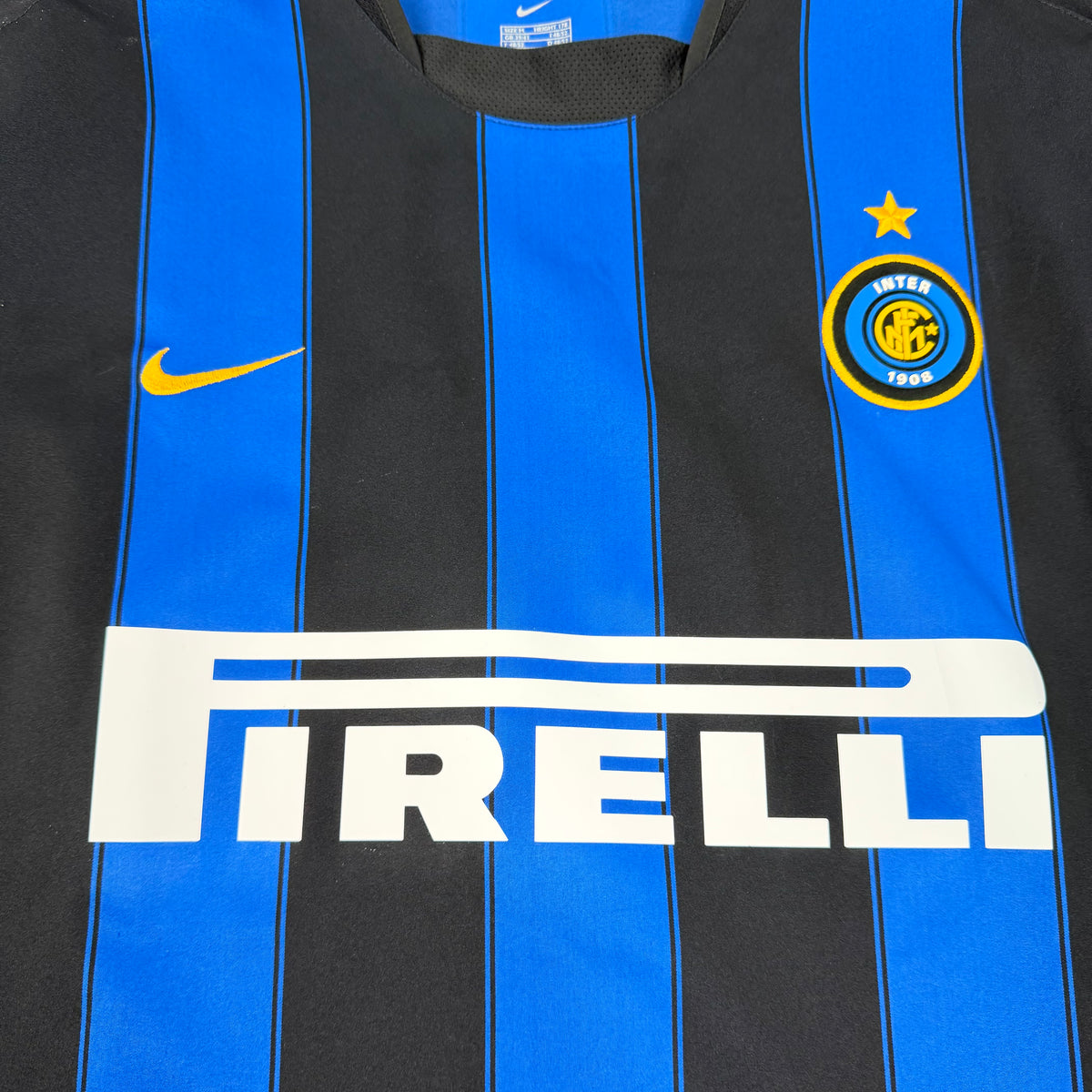2003/04 Inter Milan Home Shirt - Van der Meyde - M