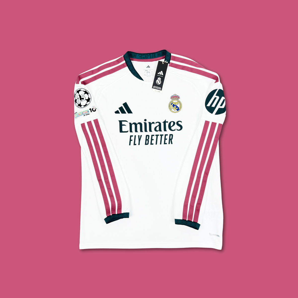 2026/27 Real Madrid Home Longsleeve Shirt - Bellngham - New with Tag - L