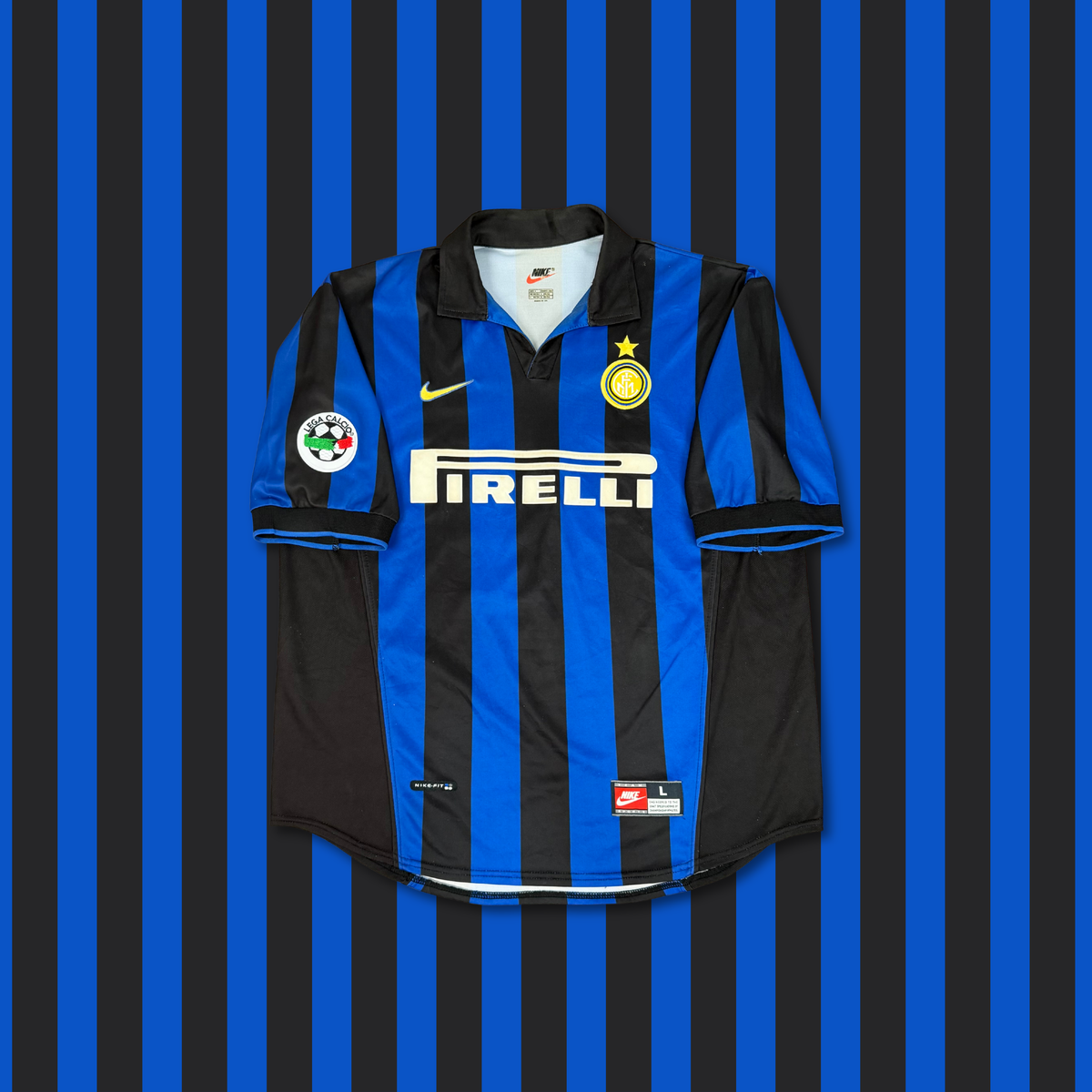 1998/99 Inter Milan Home Shirt - Baggio - L