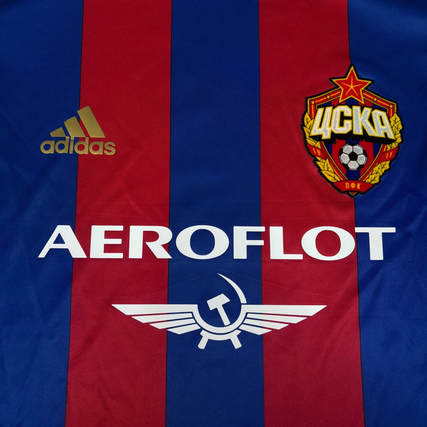 2012/13 CSKA Moscow Home Longsleeve Shirt - Honda - Player Issue
