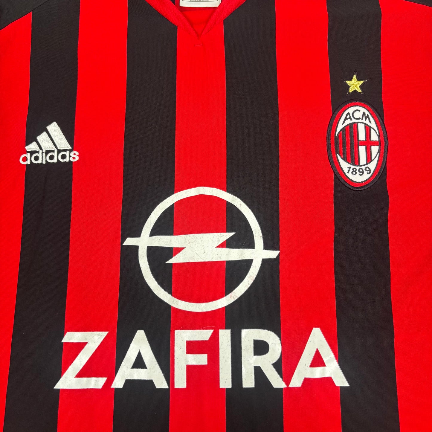 2005/06 AC Milan Home Longsleeve Shirt - Kaka - L