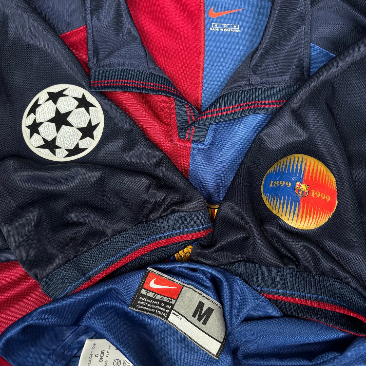 1999/00 Barcelona Centenary Shirt - Kluivert - M