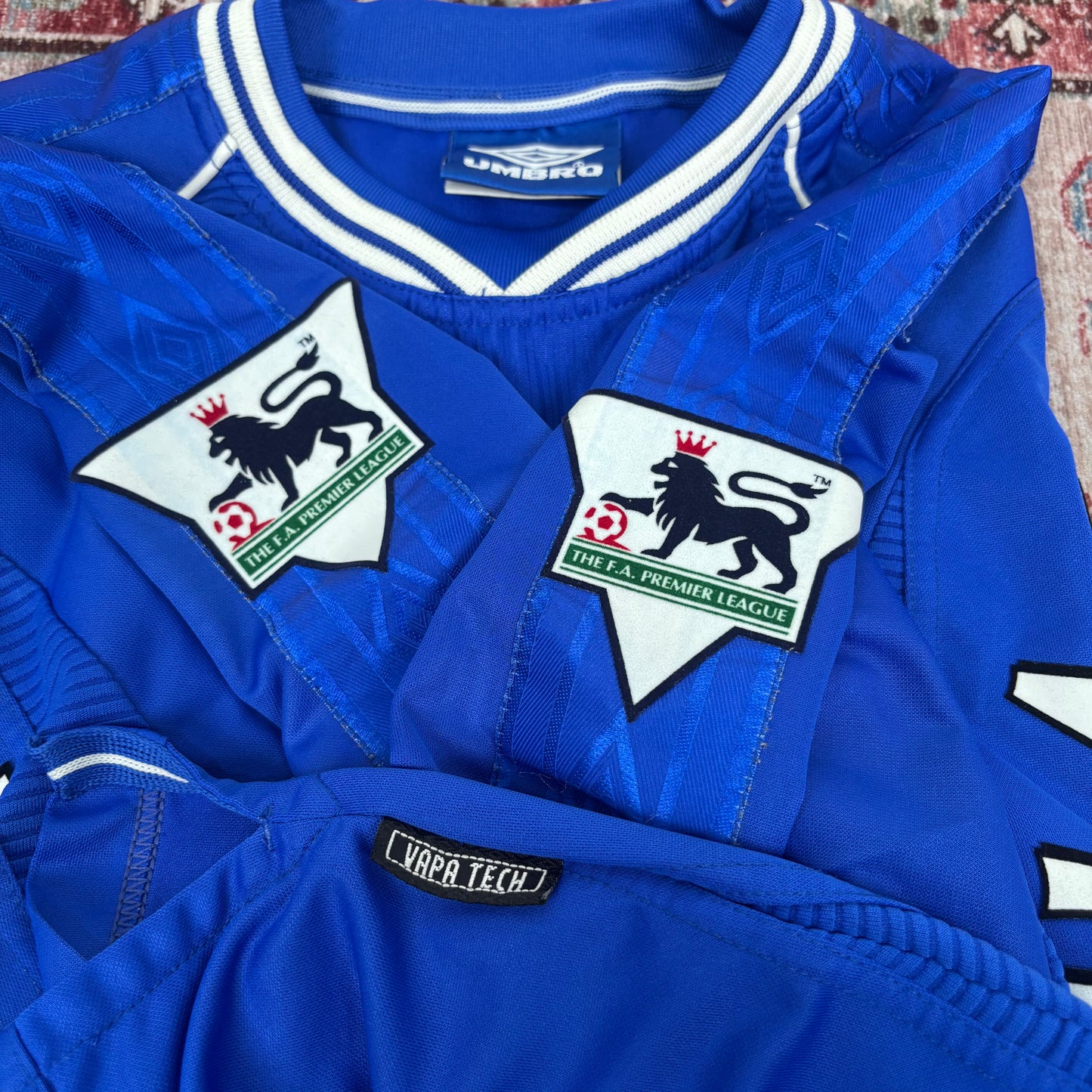 1999/00 Chelsea Home Longsleeve Shirt - Hasselbaink - L