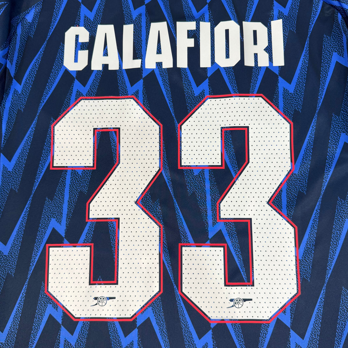 2025/26 Arsenal Away Shirt - Calafiori - New with Tag - L