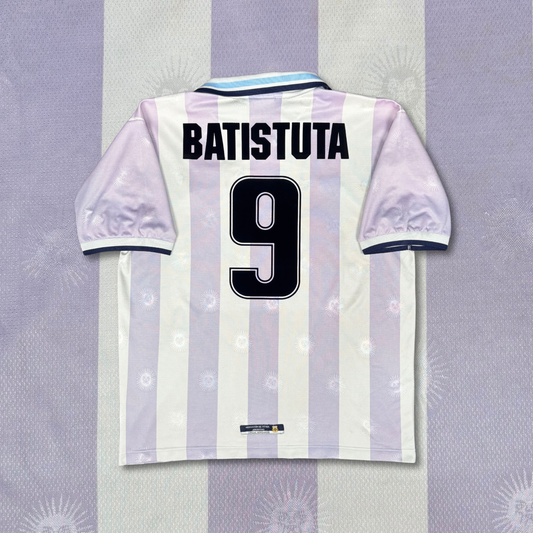 1999/00 Argentina Home Shirt - Batistuta - L