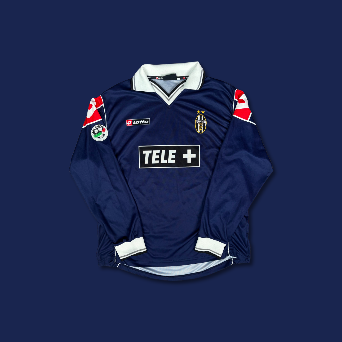 2001/02 Juventus Away Longsleeve Shirt - Player Issue - L - Trezeguet