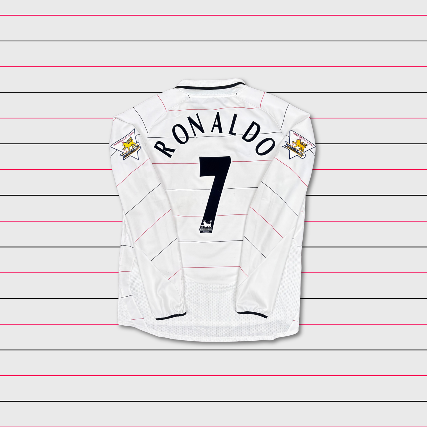 2003/04 Manchester United Third Longsleeve Shirt - Ronaldo - XL