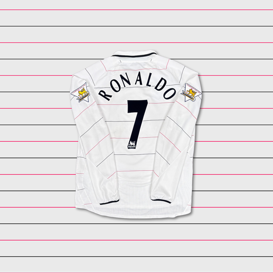 2003/04 Manchester United Third Longsleeve Shirt - Cristiano Ronaldo - XL
