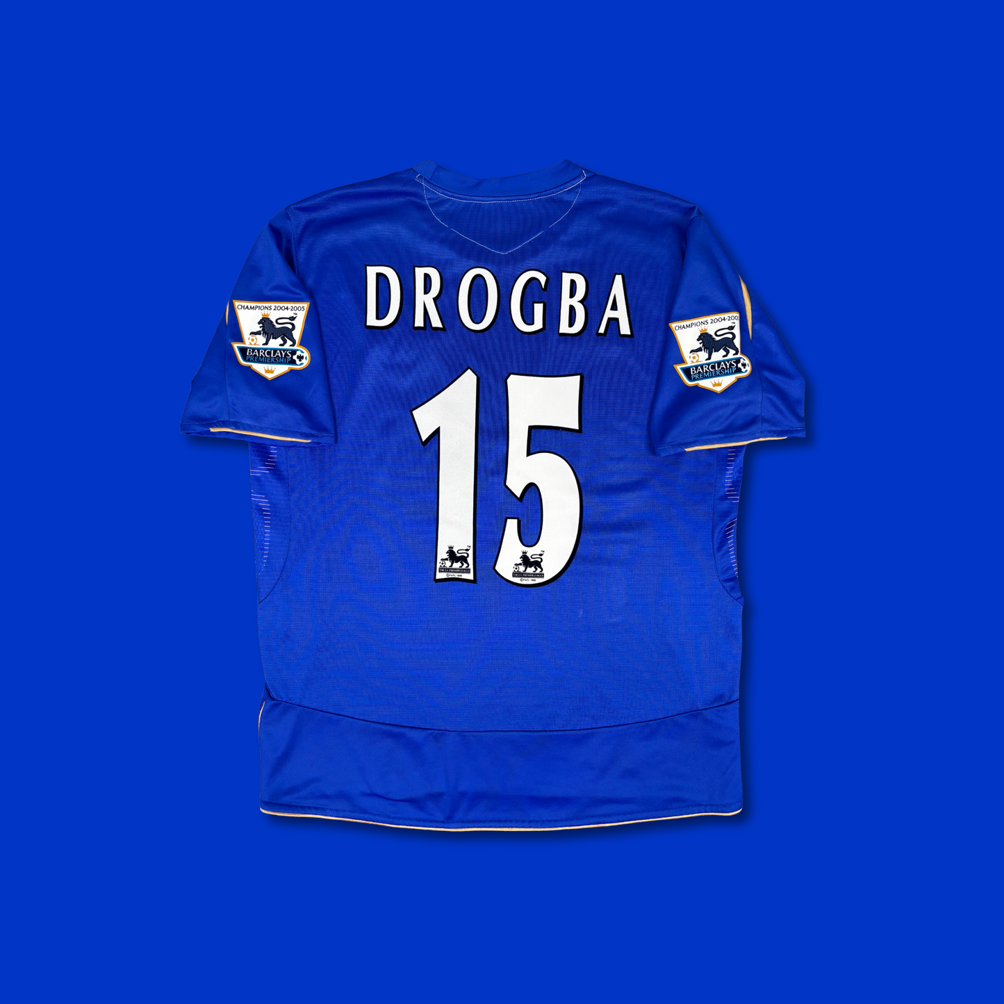2005/06 Chelsea Home Shirt - Drogba - L