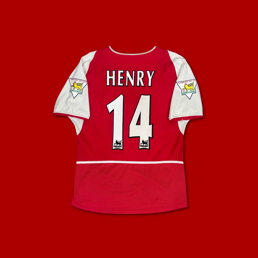 2002/03 Arsenal Home Shirt - Henry - M