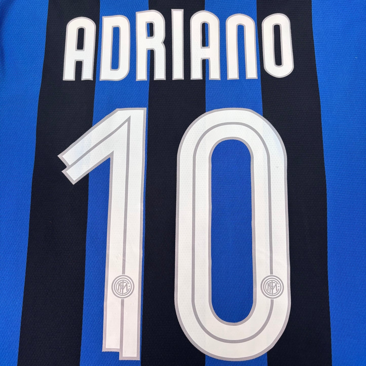 2007/08 Inter Milan Centenary Home Shirt - Adriano - M
