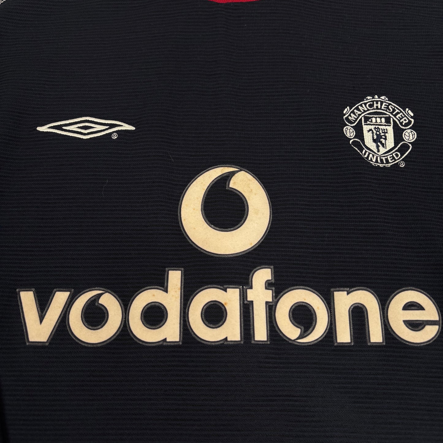2000/01 Manchester United Third Longsleeve Shirt - Beckham - XL