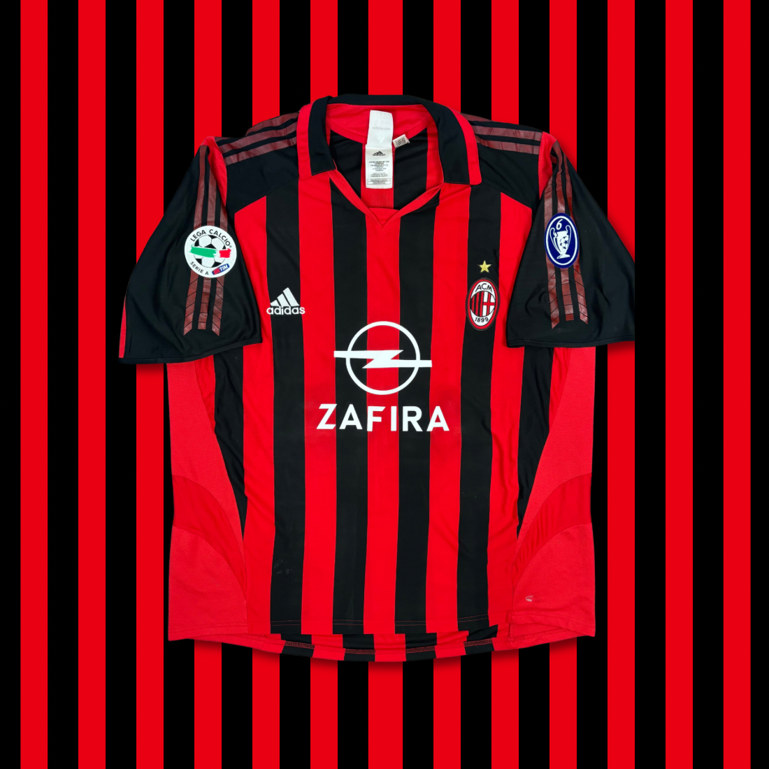 2005/06 AC Milan Home Shirt - Nesta - XL