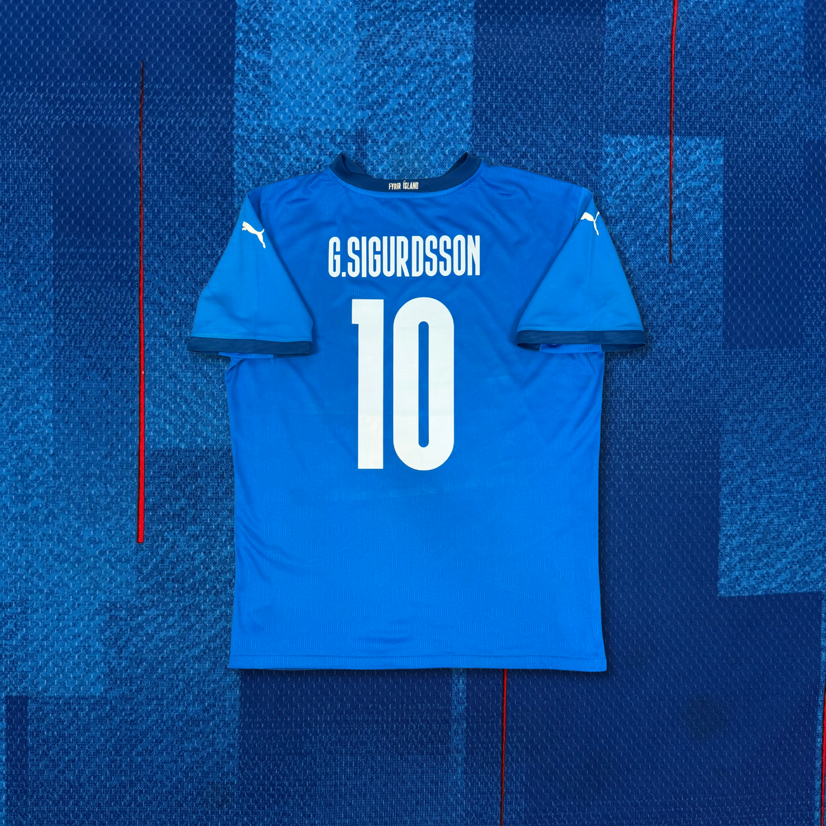 2020/21 Iceland Home Shirt - Player Issue - Sigurdsson - L