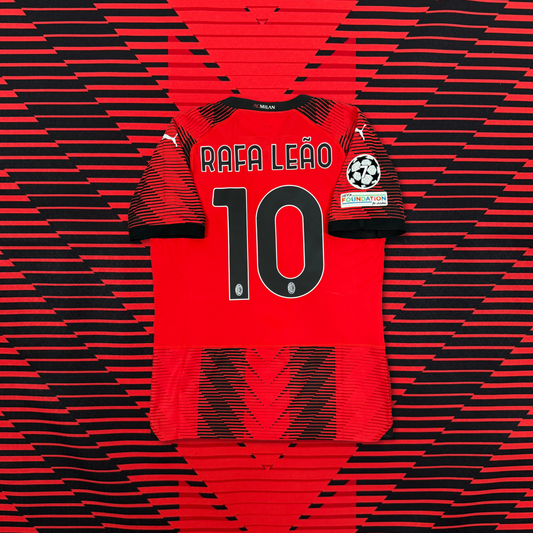 2023/24 AC Milan Home Shirt - Player Issue - Leao - New with Tag - L