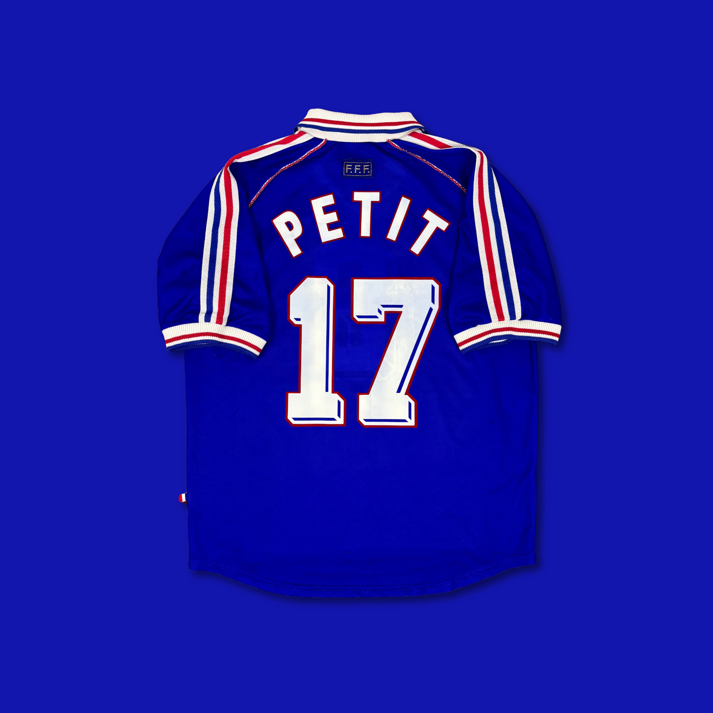 1998/99 France Home Shirt - Petit - L