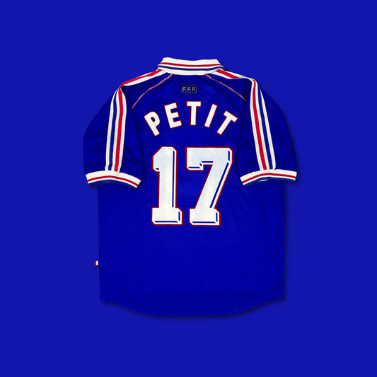 1998/99 France Home Shirt - Petit - L