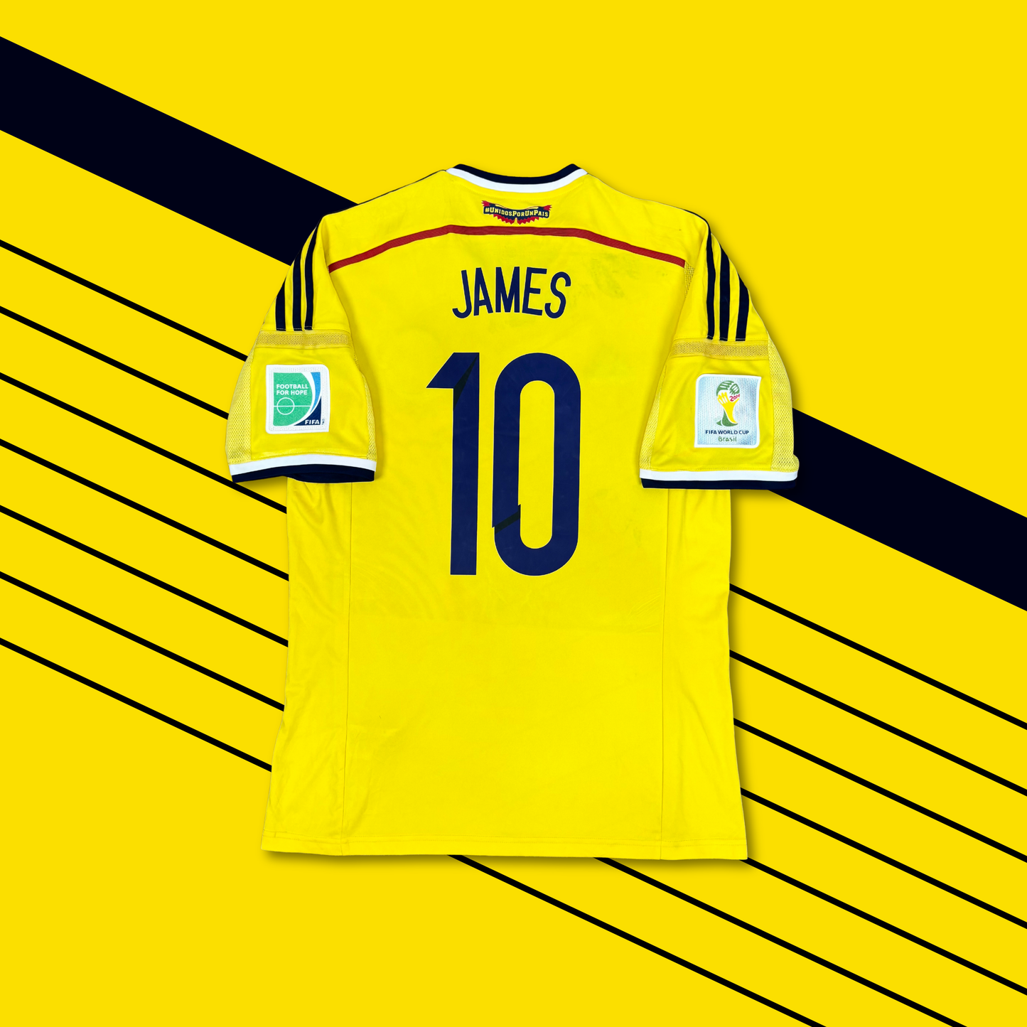 2014/15 Colombia Home Shirt - James Rodriguez - M