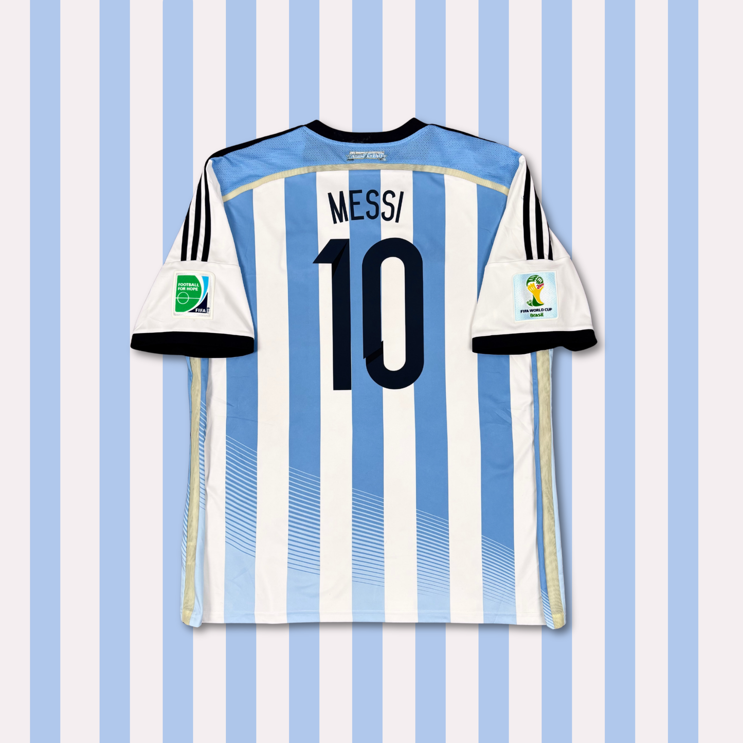 2014/15 Argentina Home Shirt - Messi - XXL