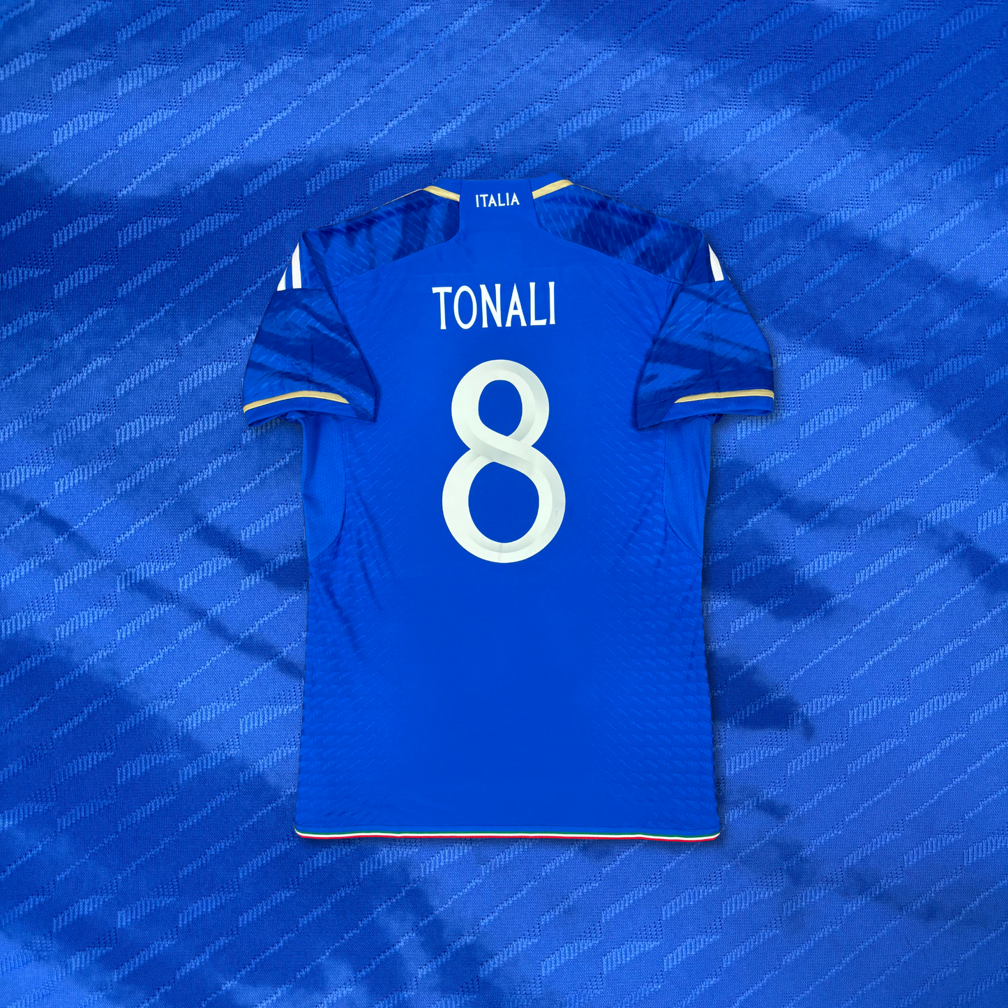 2023/24 Italy Home Shirt - Player Issue - Tonali - M