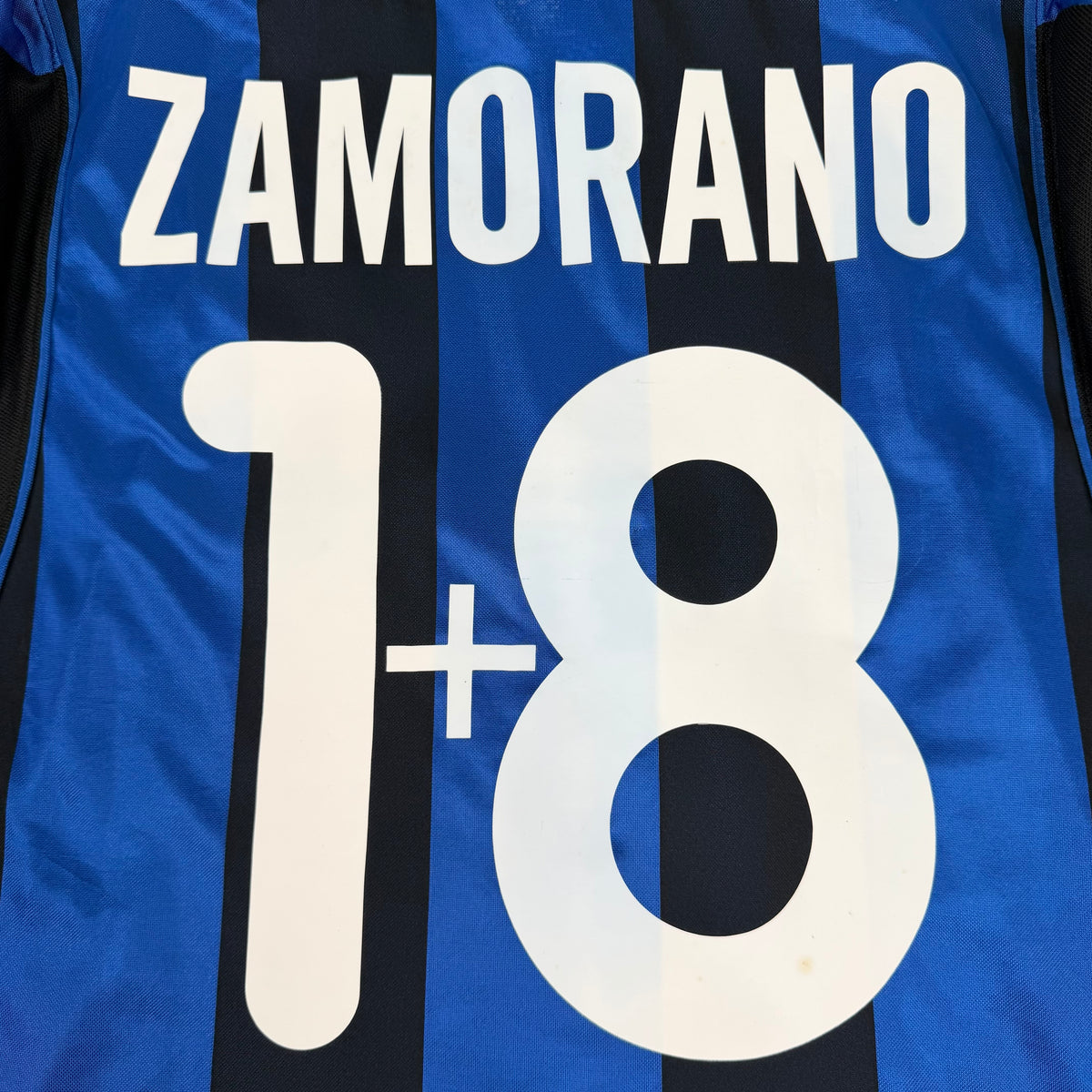 2000/01 Inter Milan Home Shirt - Zamorano - L