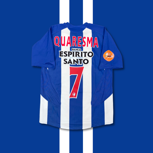 2005/06 FC Porto Home Shirt - Quaresma - M