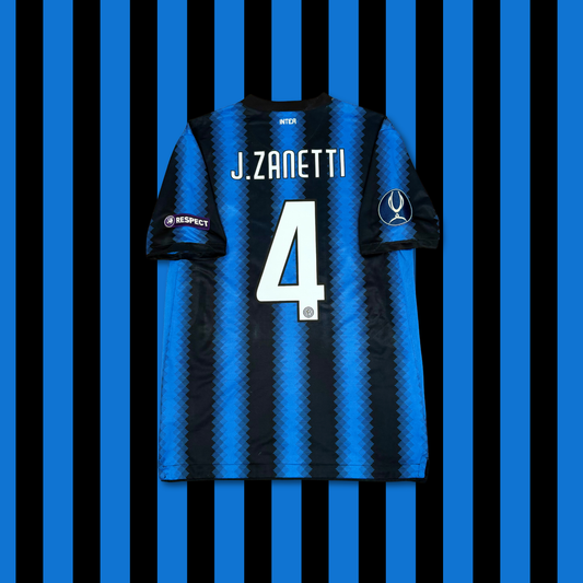 2011/12 Inter Milan Home Shirt - Zanetti - M