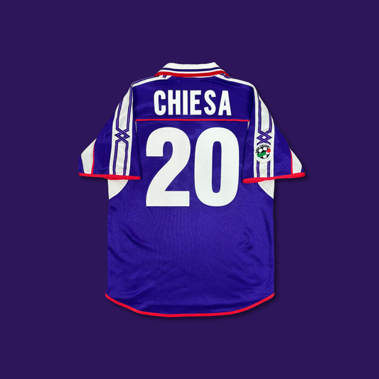 2001/02 Fiorentina Home Shirt - Player Issue - Chiesa - L