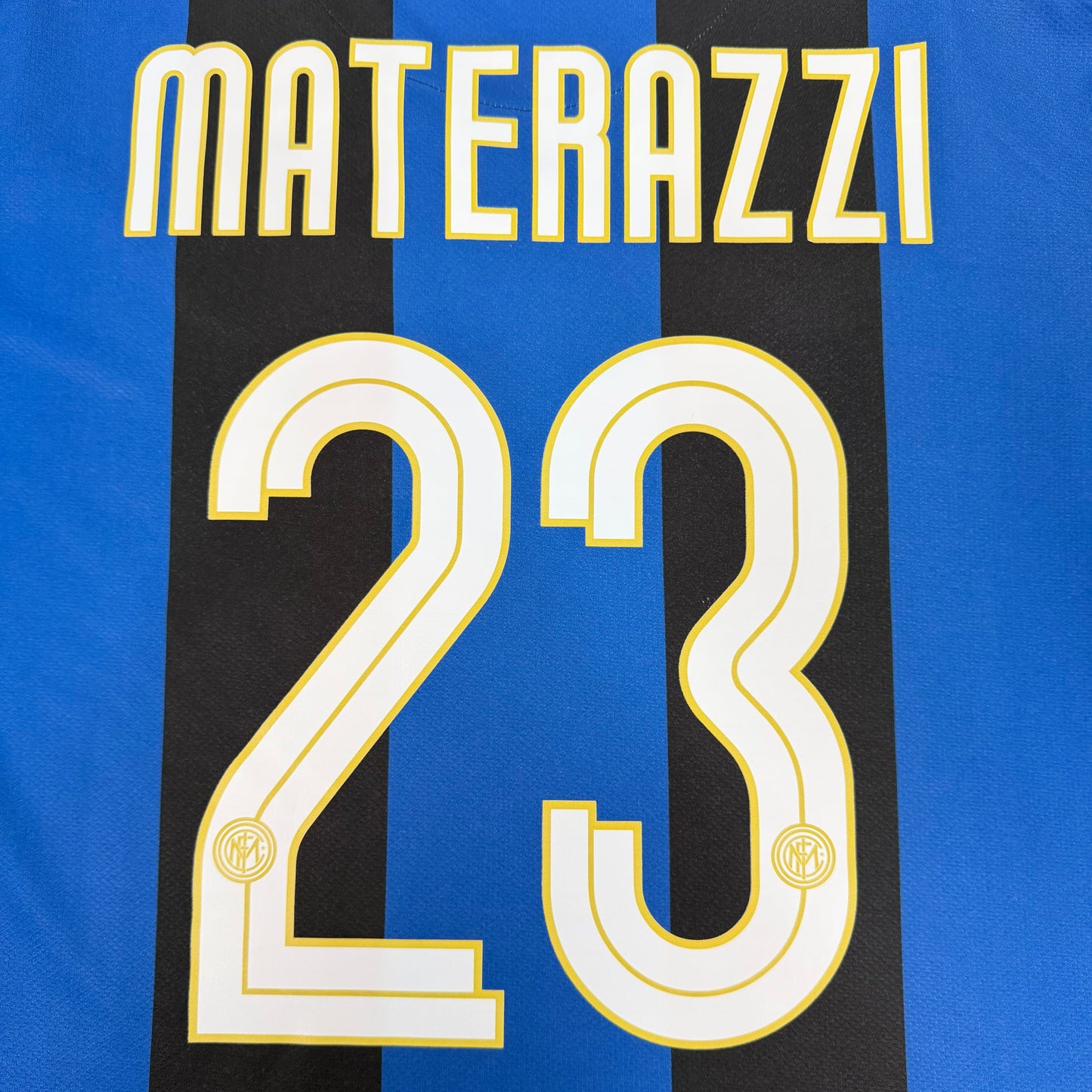 2008/09 Inter Milan Home Shirt - Materazzi - L
