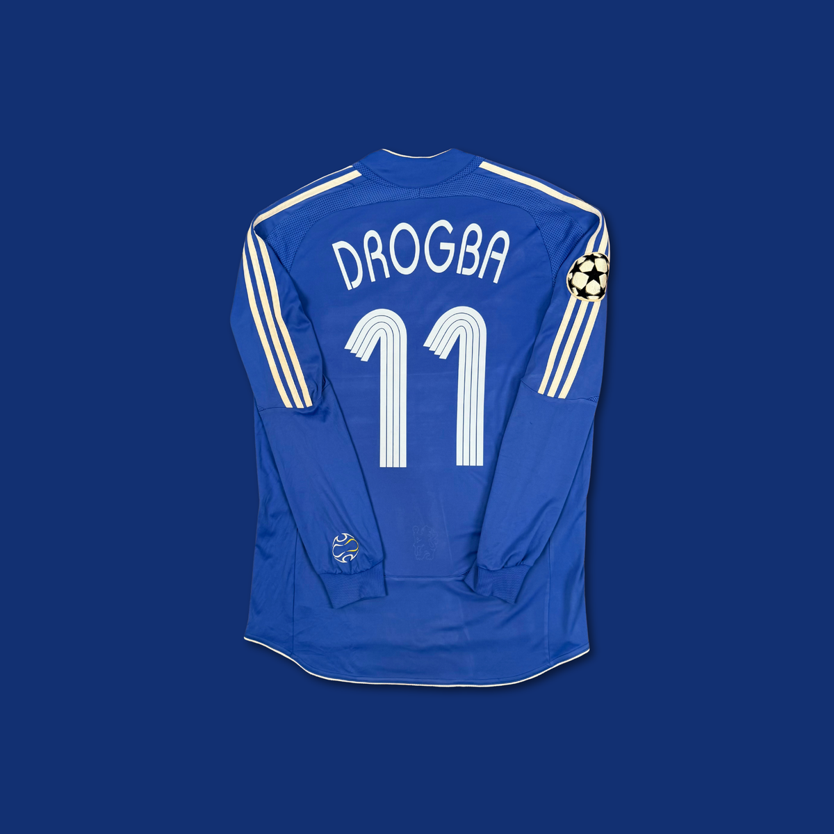 2006/07 Chelsea Home Longsleeve Shirt - Drogba - L