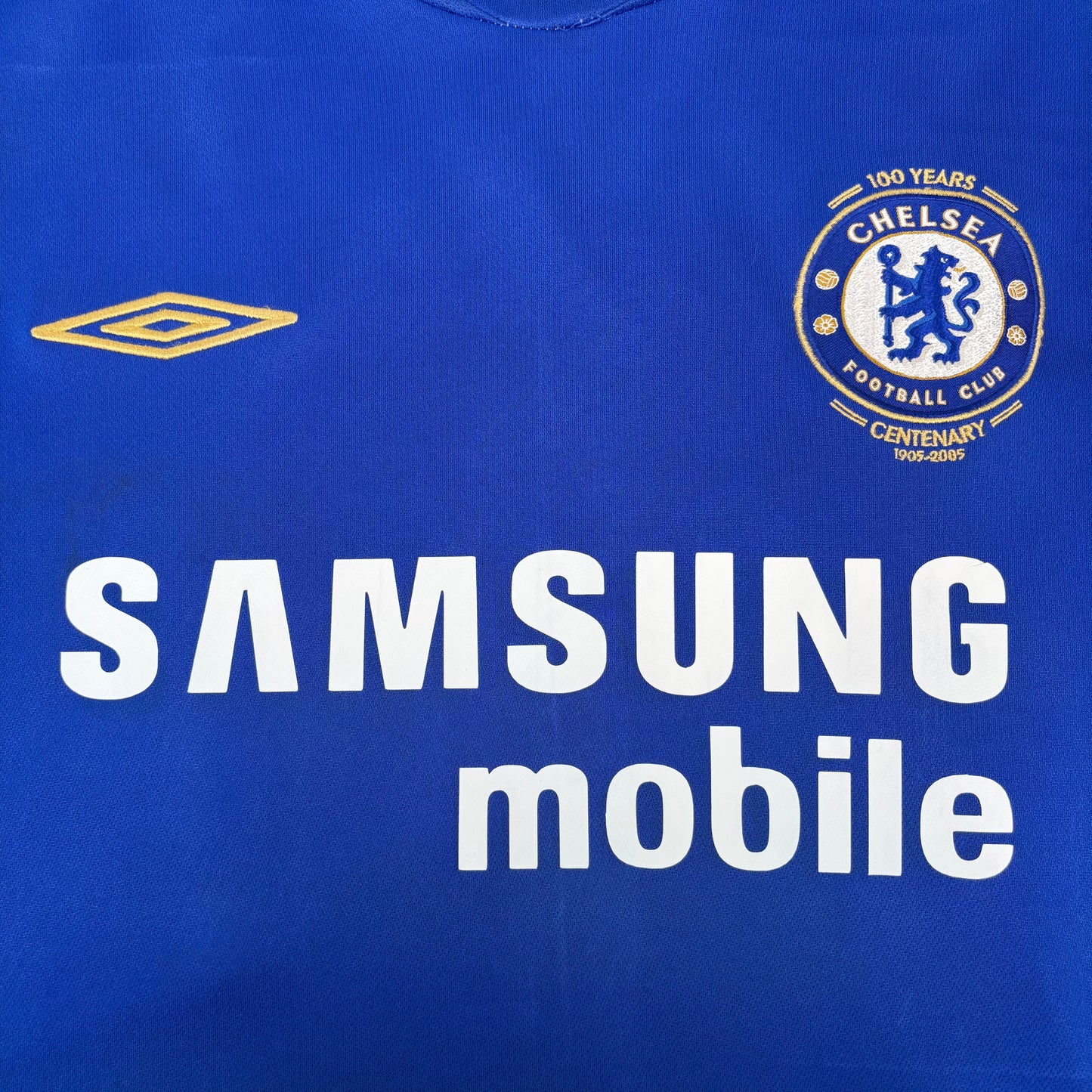 2005/06 Chelsea Home Shirt - Drogba - L