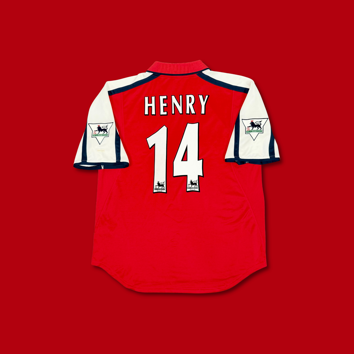 2000/01 Arsenal Home Shirt - Henry - L