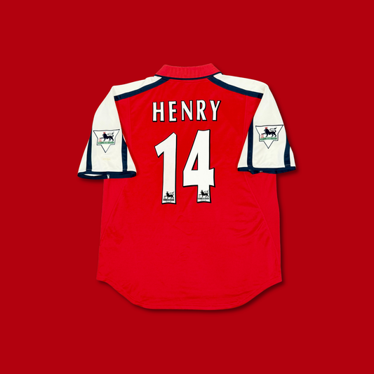 2000/01 Arsenal Home Shirt - Henry - L