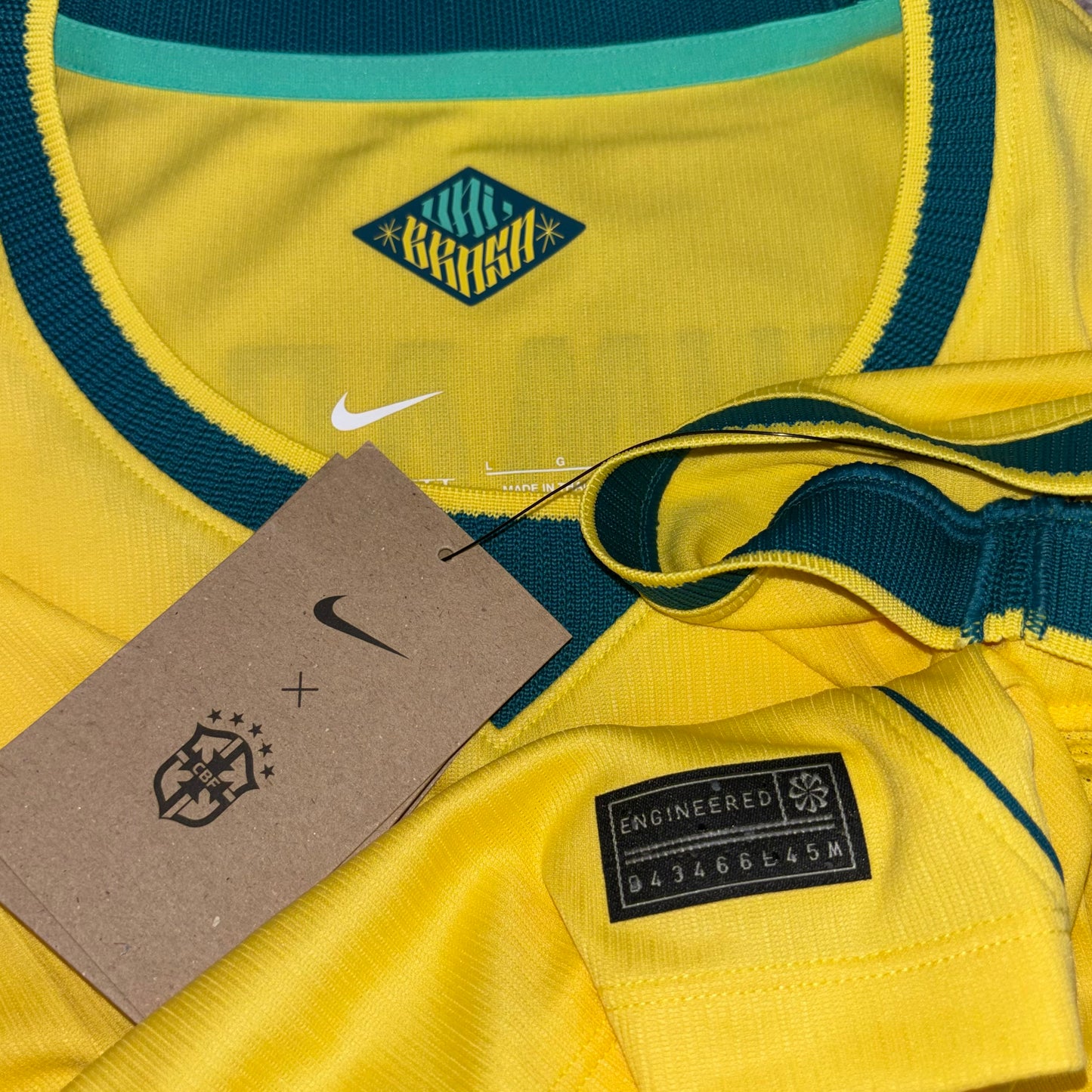 2026/27 Brazil Home Shirt - Neymar JR - L