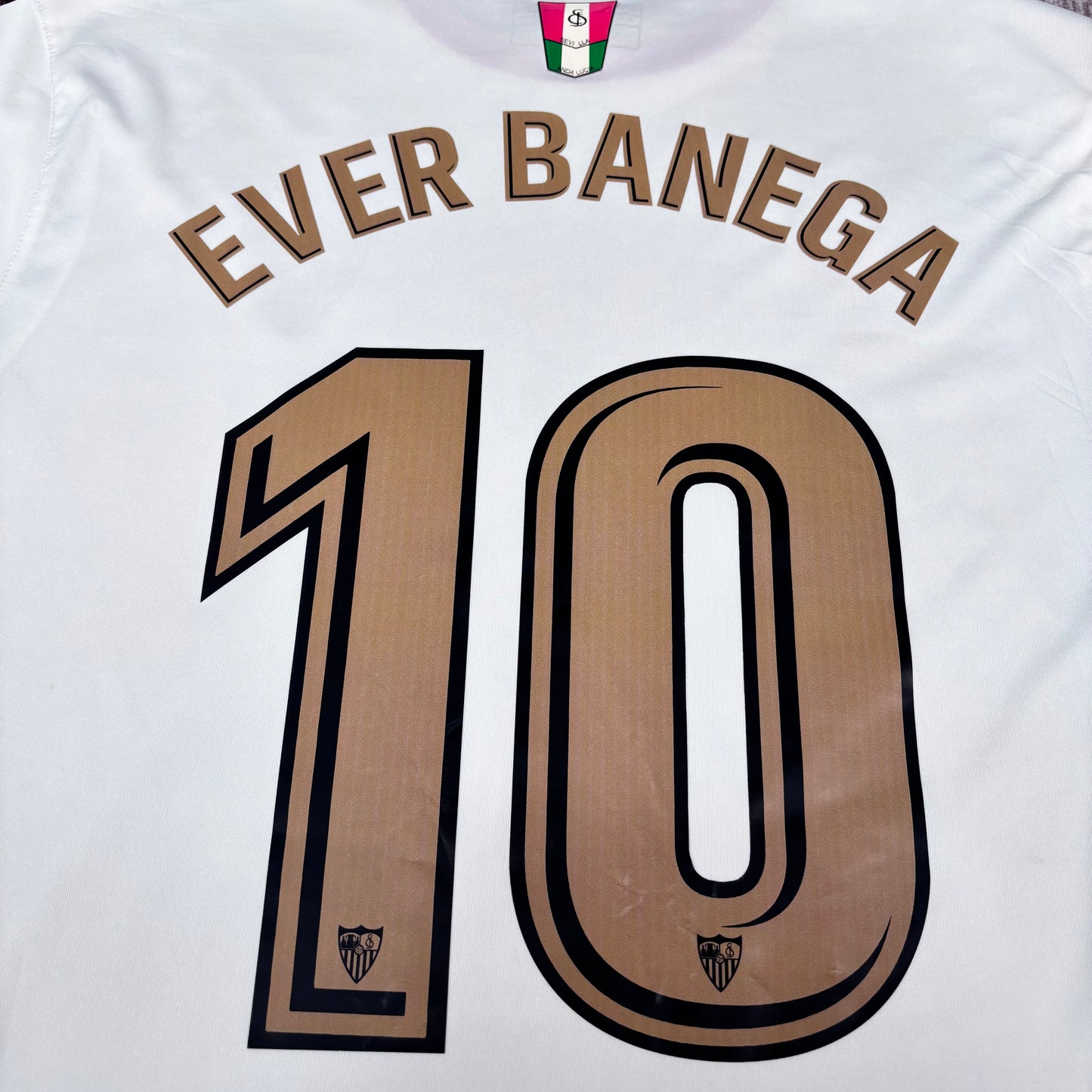 2017/18 Sevilla Home Copa del Rey Shirt - Ever Banega - L