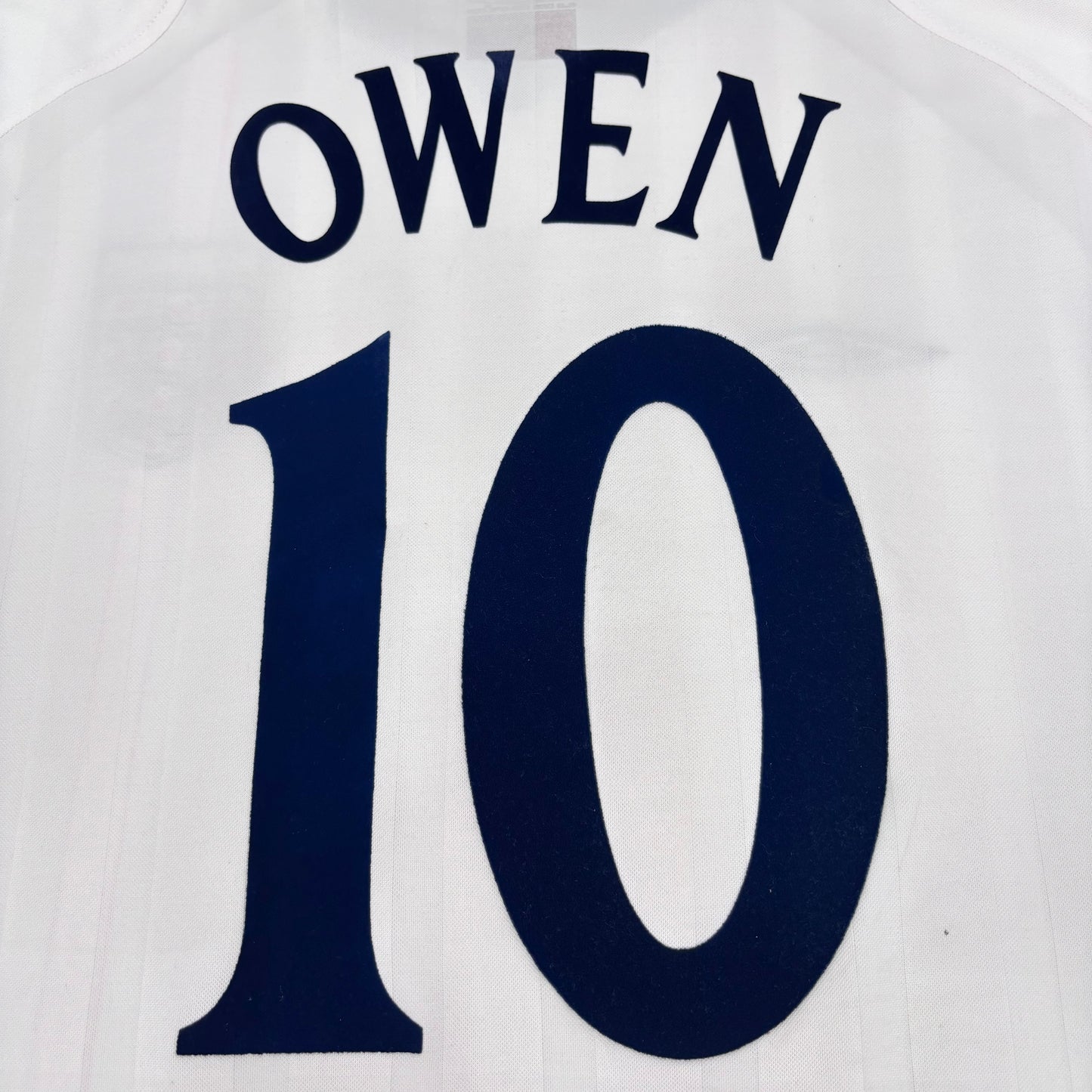 2001/02 England Home LongsleeveShirt - Owen - M