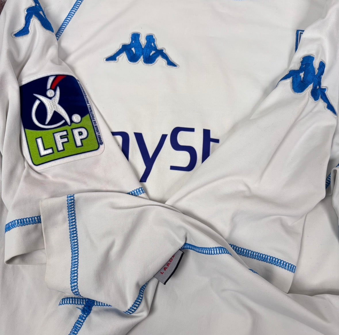 2003/04 Auxerre Home Shirt - L - Cisse