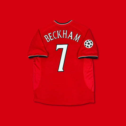 2000/01 Manchester United Home Shirt - Beckham - M